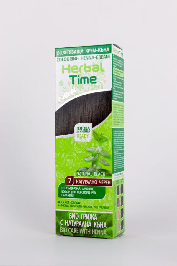 _DSC0015 HERBAL TIME Haarverf Natural Black nr.7 – Kant -en Klare Tube Haarverf 75ml – UNISEX