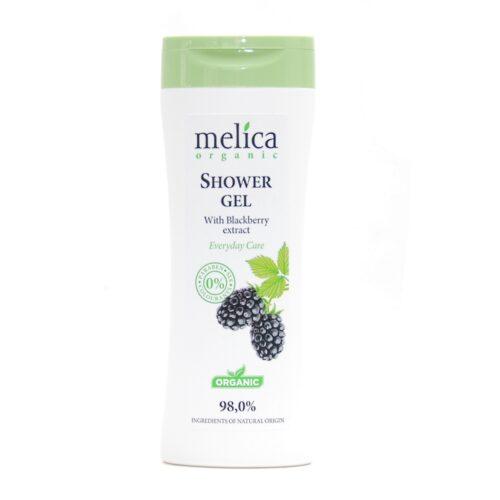 MELICA ORGANIC 98% Natuurlijke DOUCHEGEL MET BRAMEN EXTRACT zonder SLS, parabenen, kleurstoffen voor Elk Huidtype UNISEX 250ml